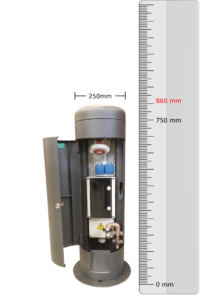 Energie-Standsäule SY 250 Bauhöhe 860mm